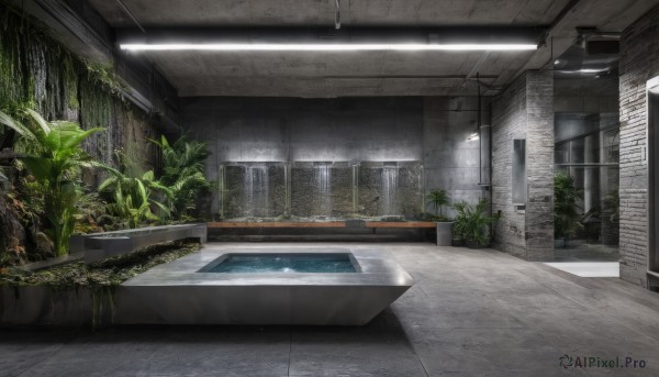 A majestic indoors within a lush day