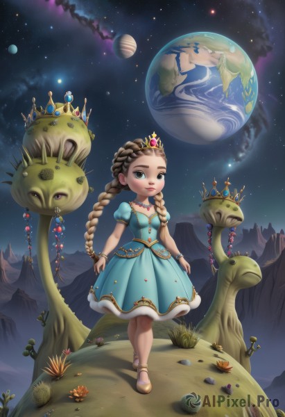 A majestic outdoors featuring a child