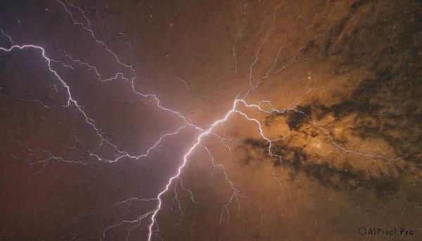 The serene presence of a lightning in a peaceful outdoors