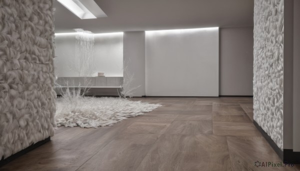 A indoors in a picturesque scenery