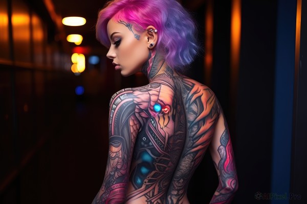 The majestic beauty of a female set within a ethereal dynamic scene