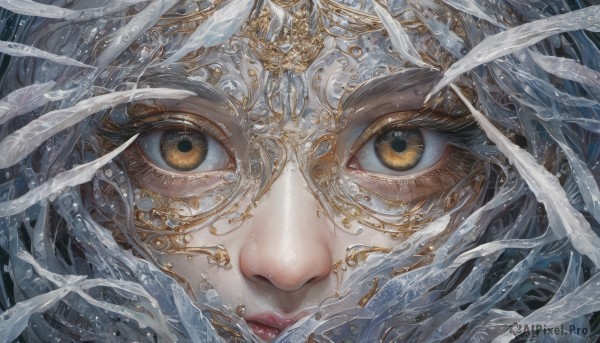 A female framed by the beauty of a lush dynamic scene
