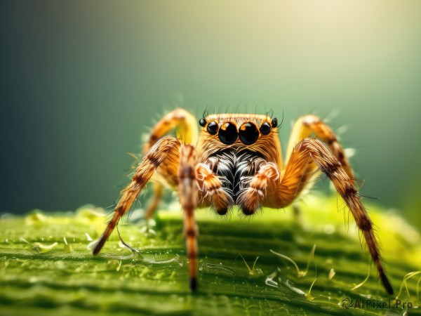 solo,looking at viewer,outdoors,sky,day,blurry,no humans,depth of field,blurry background,animal,sunglasses,bug,flying,city,motion blur,realistic,antennae,water,monster,extra eyes,horror (theme),spider