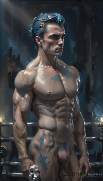 The allure of a male in a inviting outdoors
