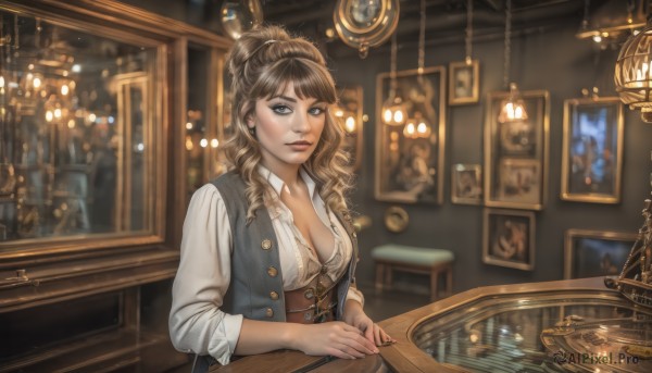 Image of a female in a peaceful window