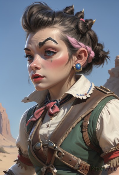 A dynamic view of a female in day