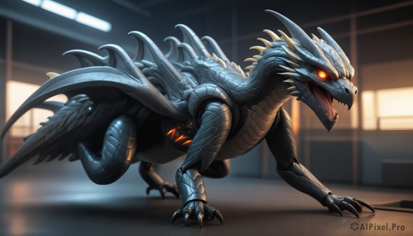 The allure of a monster in a inviting dynamic scene