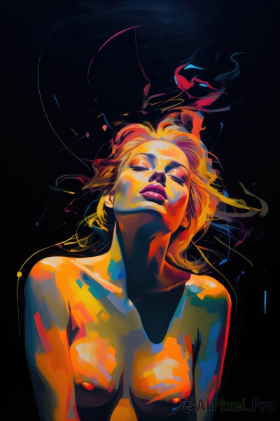 The allure of a female in a dynamic dynamic scene