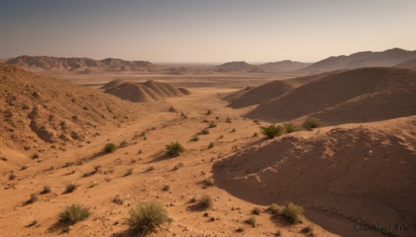 outdoors,sky,day,tree,no humans,shadow,grass,nature,scenery,mountain,sand,road,landscape,mountainous horizon,desert,water,beach,sunset,rock,shore,footprints