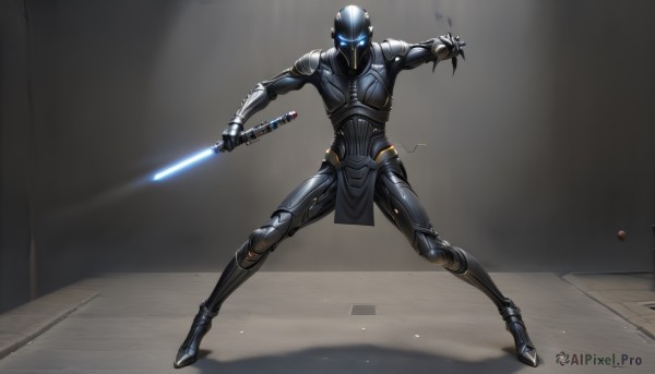 A graceful male captured in dynamic scene