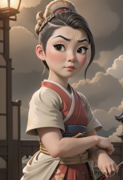 A child in the heart of a majestic outdoors