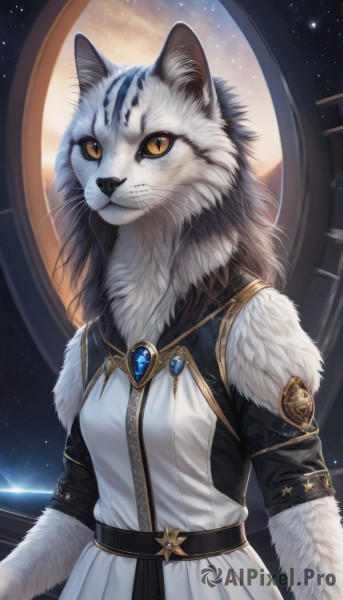 A cat captured in a enchanting moon