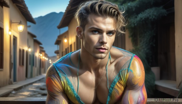 A stunning portrayal of a male in a breathtaking day
