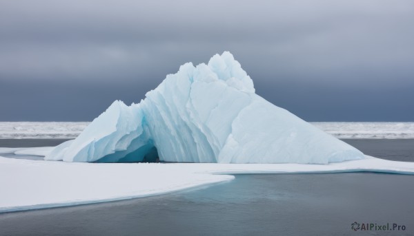 Image of a female in a peaceful snowy day