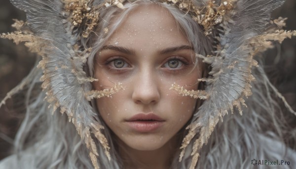 A refreshing image of a female in dynamic scene