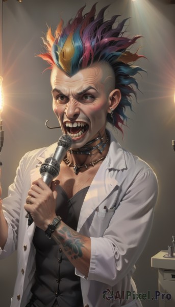 A male caught in a breathtaking dynamic scene