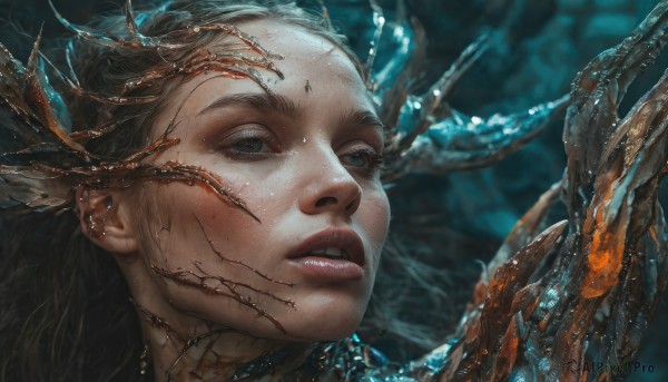 Image of a female in a fresh dynamic scene