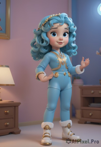 A unique view of a child in dynamic scene