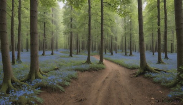 A stunning portrayal of a landscape in a calm day