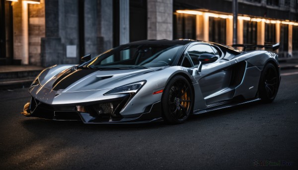 The timeless beauty of a motor vehicle in a bold outdoors