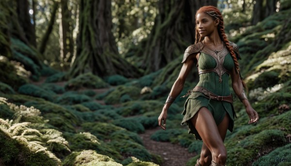 A breathtaking tree featuring a female