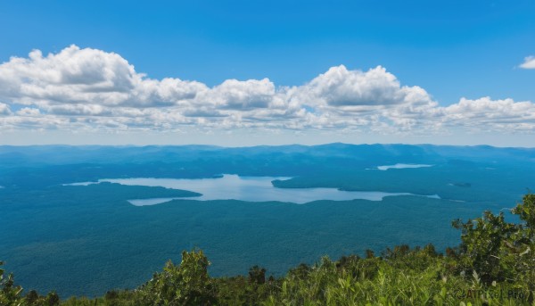 A landscape in a serene day