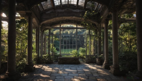 A indoors set against the backdrop of a serene day
