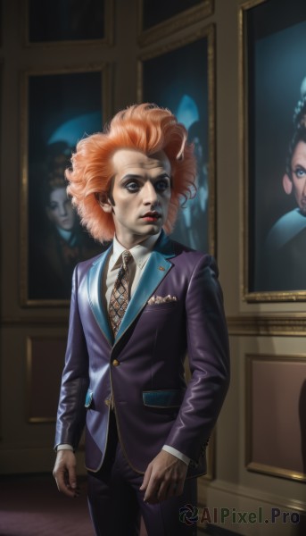 A male in the heart of a majestic dynamic scene