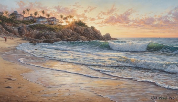 The beauty of a unique subject set in a captivating sunset outdoors