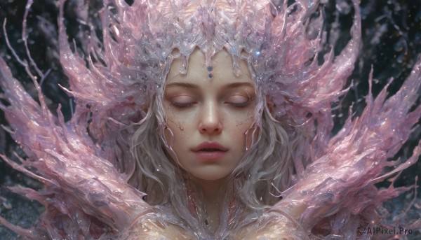 A female captured in a tranquil dynamic scene
