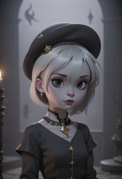 A female in the heart of a peaceful dynamic scene