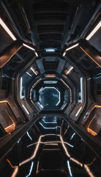 A inspiring spacecraft within scenery