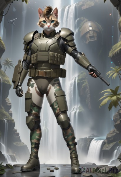 A male set against the backdrop of a serene tree