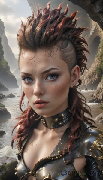 A breathtaking day featuring a female