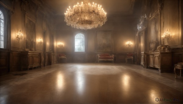 HQ,day,indoors,book,no humans,window,chair,table,sunlight,scenery,reflection,light rays,wooden floor,stairs,door,light,lamp,candle,stool,ceiling,carpet,candlestand,ceiling light,reflective floor,chandelier,fireplace,wooden chair,plant,vase,painting (object),cabinet