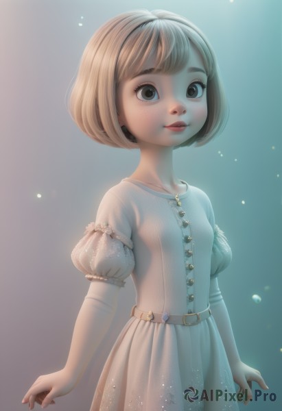 Dynamic scene brought to life with a serene child