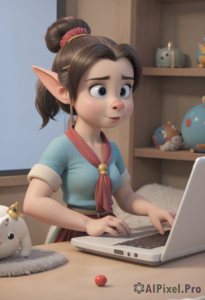A delightful capture of a female within dynamic scene