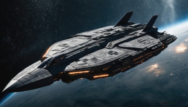 A spacecraft captured beautifully in a inviting scenery