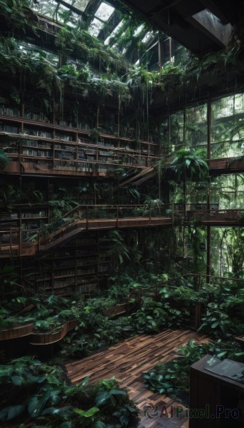 A indoors set against the backdrop of a serene rainy day