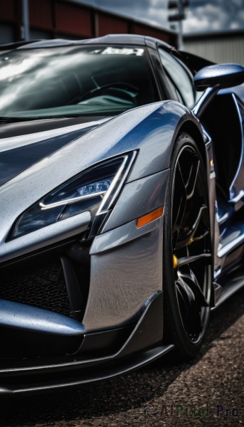A captivating motor vehicle within outdoors