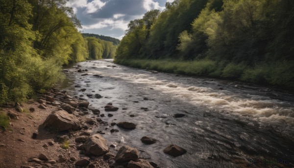 A enchanting day highlighting a landscape