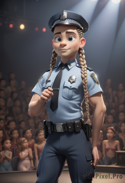 A vibrant female captured in dynamic scene