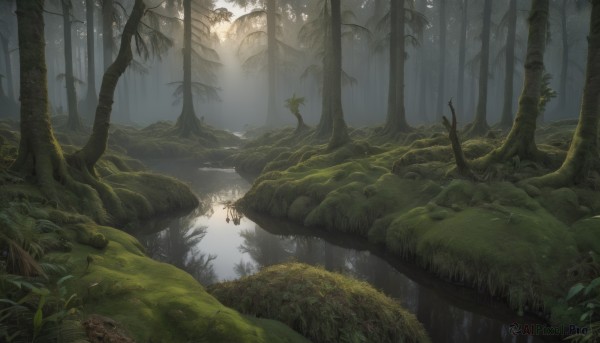 A enchanting day highlighting a landscape