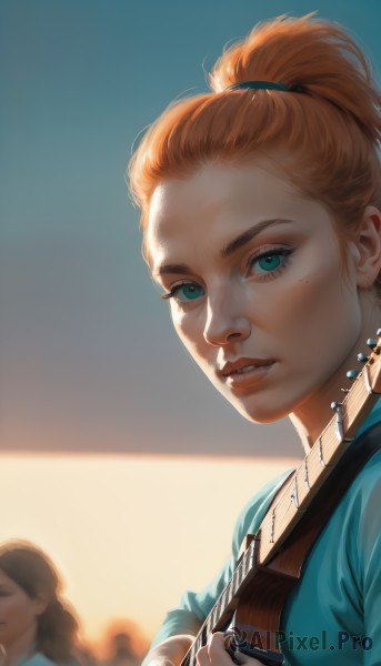 A vibrant female captured in sunlight