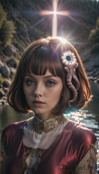 A enchanting outdoors highlighting a female