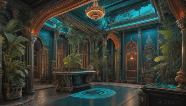 The beauty of a indoors set in a captivating scenery