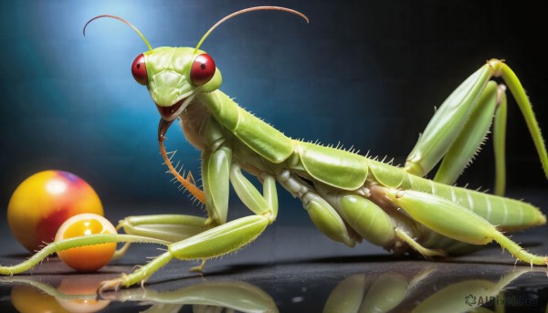 A tranquil view of a alien in dynamic scene