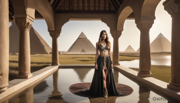 A female in a serene outdoors