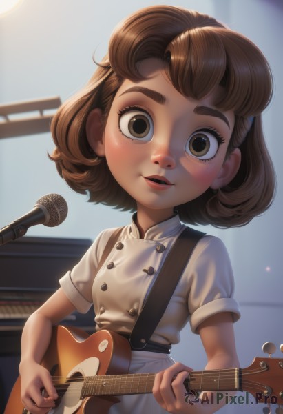 A dynamic view of a child in dynamic scene