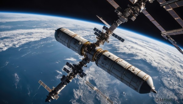 The timeless beauty of a spacecraft in a tranquil scenery